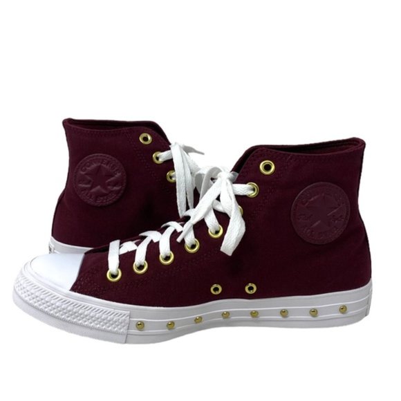 Converse Chuck Taylor High Top Bordeaux Shoes Casual Women Size Sneakers A07906F - Picture 7 of 10